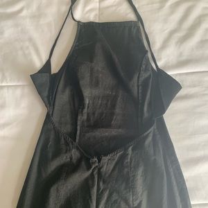 Urban Outfitters black halter mini dress!!